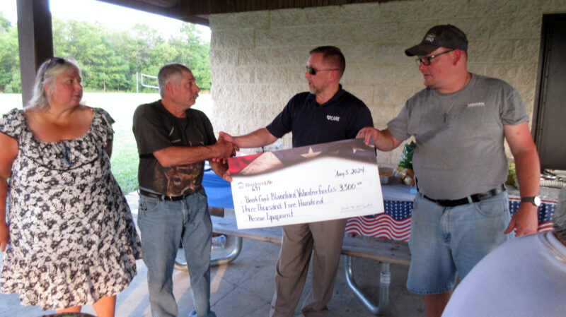 WoodmenLife donates $3,500  to local fire department